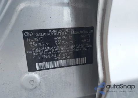 2018 Hyundai Elantra Limited from USA, damaged, VIN 5NPD84LF4JH293312